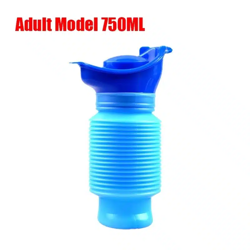 Travel Pee Bottle 750ml Portable Unisex Urinal for Camping
