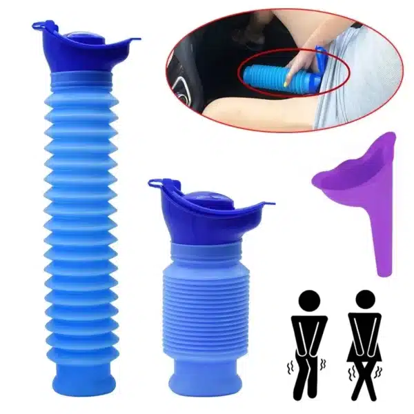 Travel Pee Bottle 750ml Portable Unisex Urinal for Camping