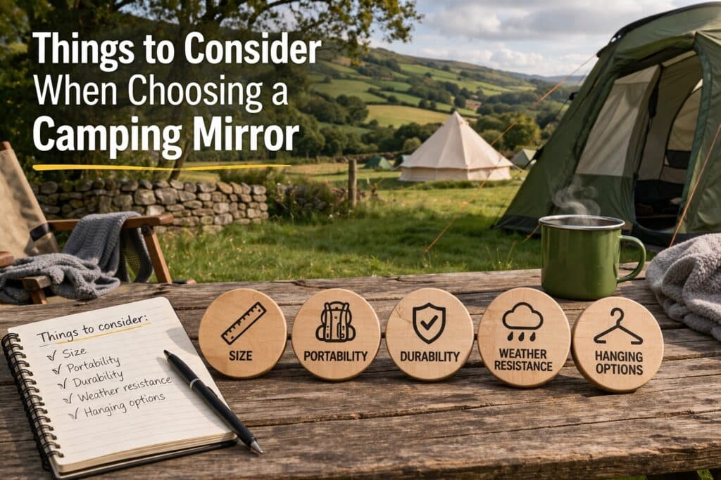 Travel mirror guide