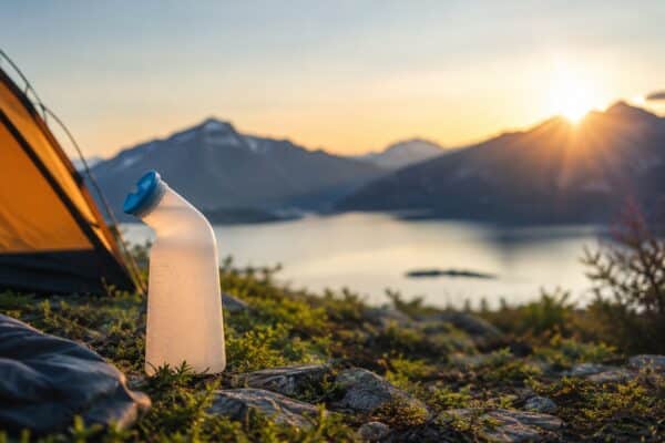 Camping urinal bottles