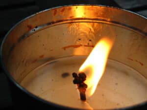 Citronella midge repellent candles